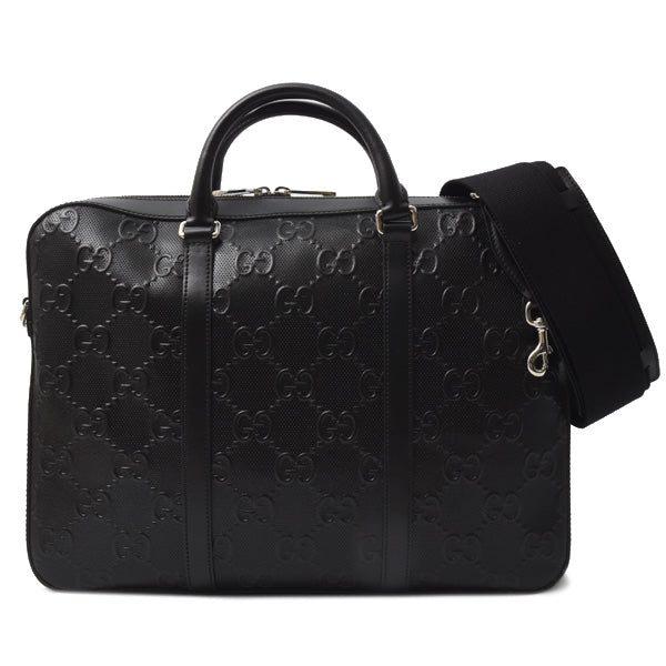 Luxury Gucci Trending 2025 GG Embossed Briefcase 658573