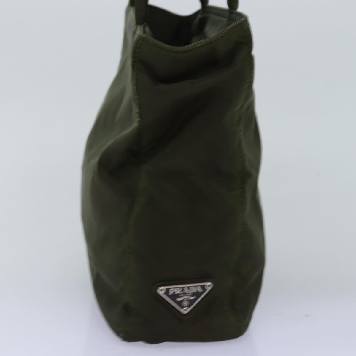 Luxury PradaTote Bag Nylon Khaki 75997