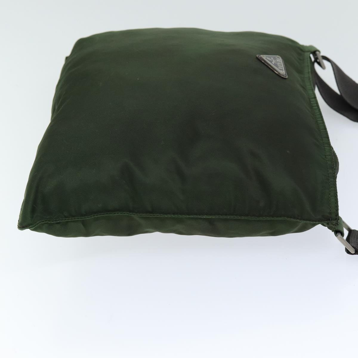 Luxury PradaShoulder Bag Nylon Khaki 75999