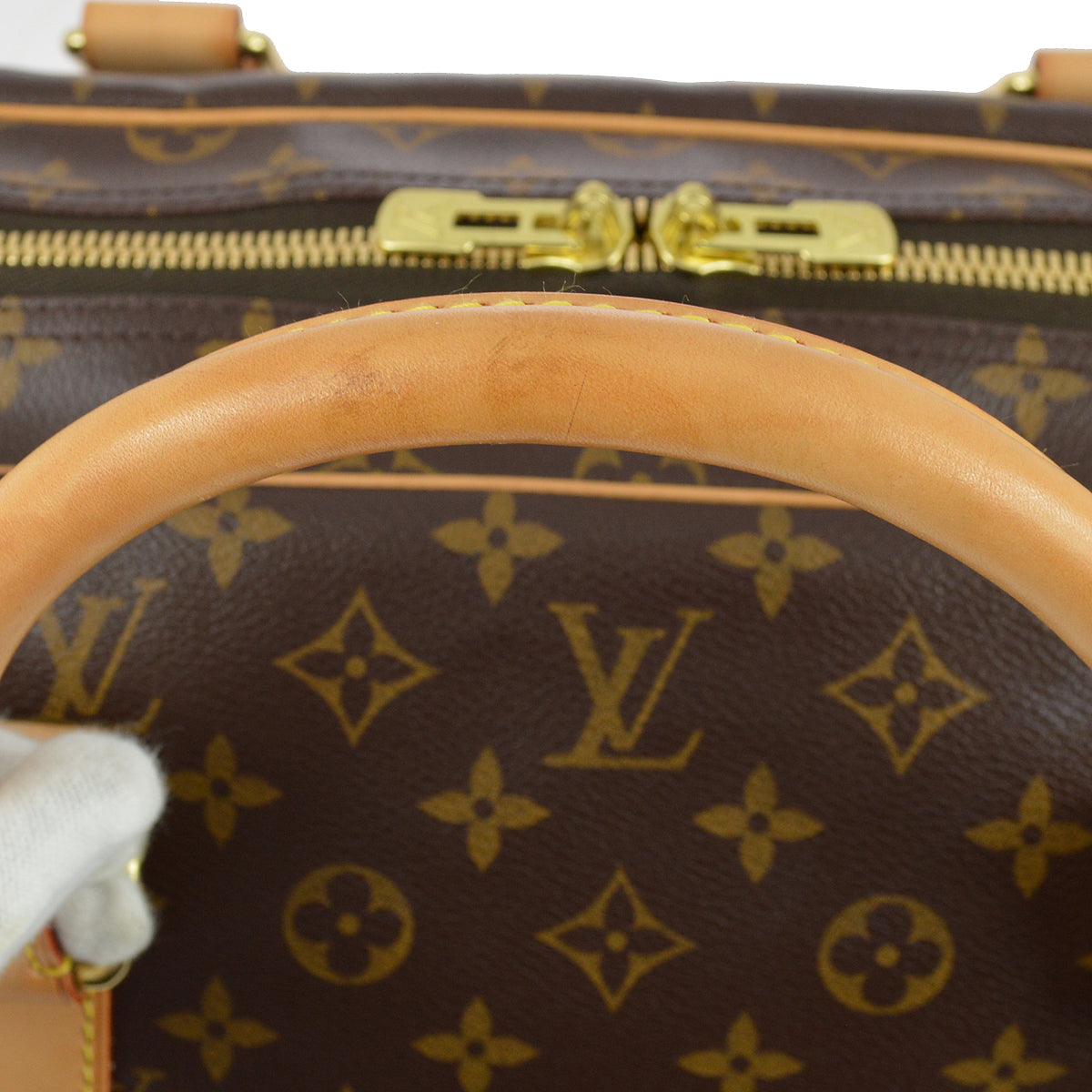 Louis Vuitton Monogram Carryall Duffle Bag M40074