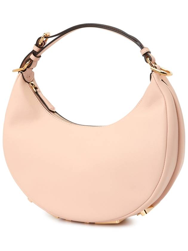 Luxury Fendi Luxury Fendigraphy Small Hobo Shoulder Bag Pale Pink