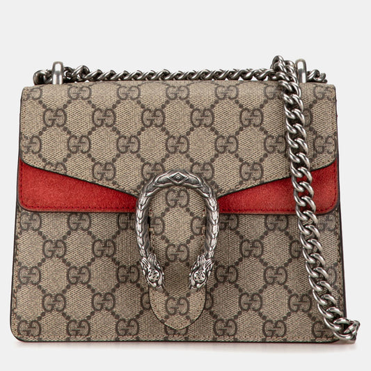 Luxury Gucci Trending 2025 Multicolor Mini GG Supreme Dionysus Crossbody Bag