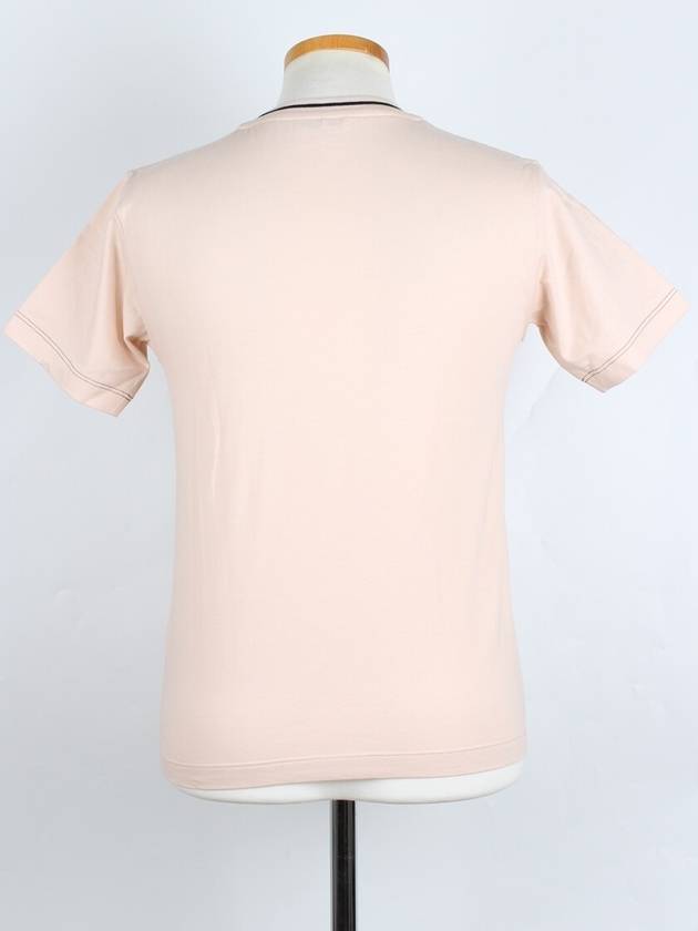 Luxury Fendi Women s Logo Embroidered T Shirt XS