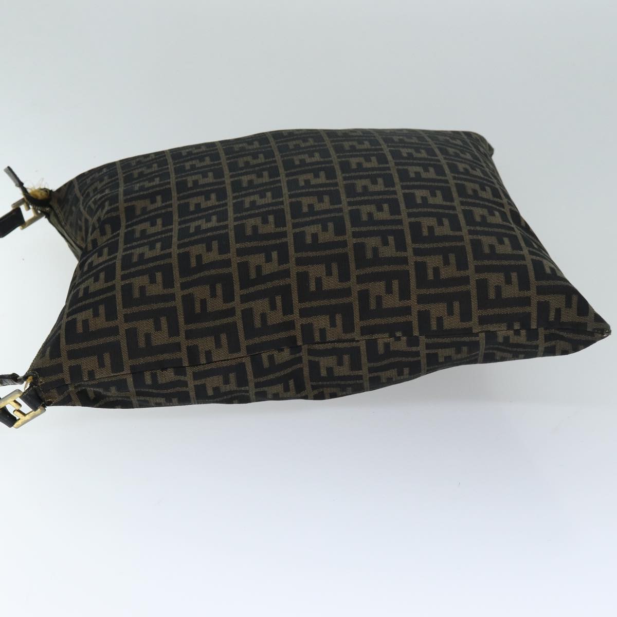 Luxury Fendi Zucca Canvas Tote Bag Black Brown76010