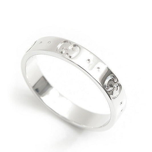 Luxury Gucci Trending 2025 White Gold Icon Ring 18
