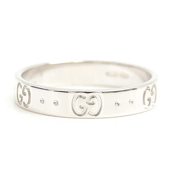 Luxury Gucci Trending 2025 White Gold Icon Ring 18