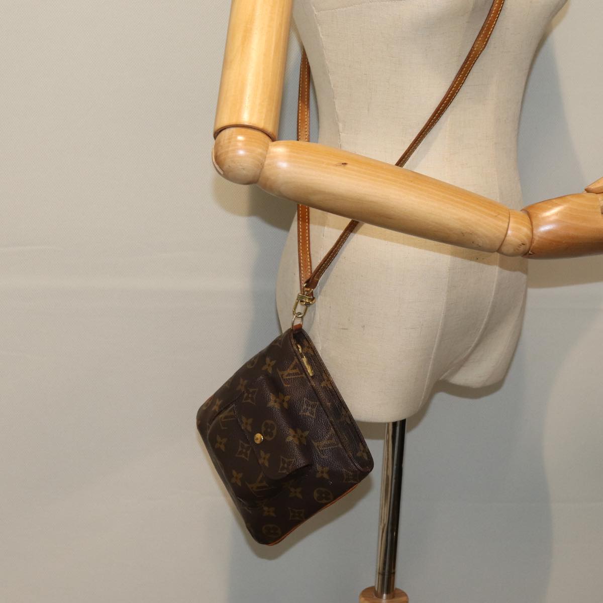 LOUIS VUITTON Monogram Partition Pouch M51901 LV 76035