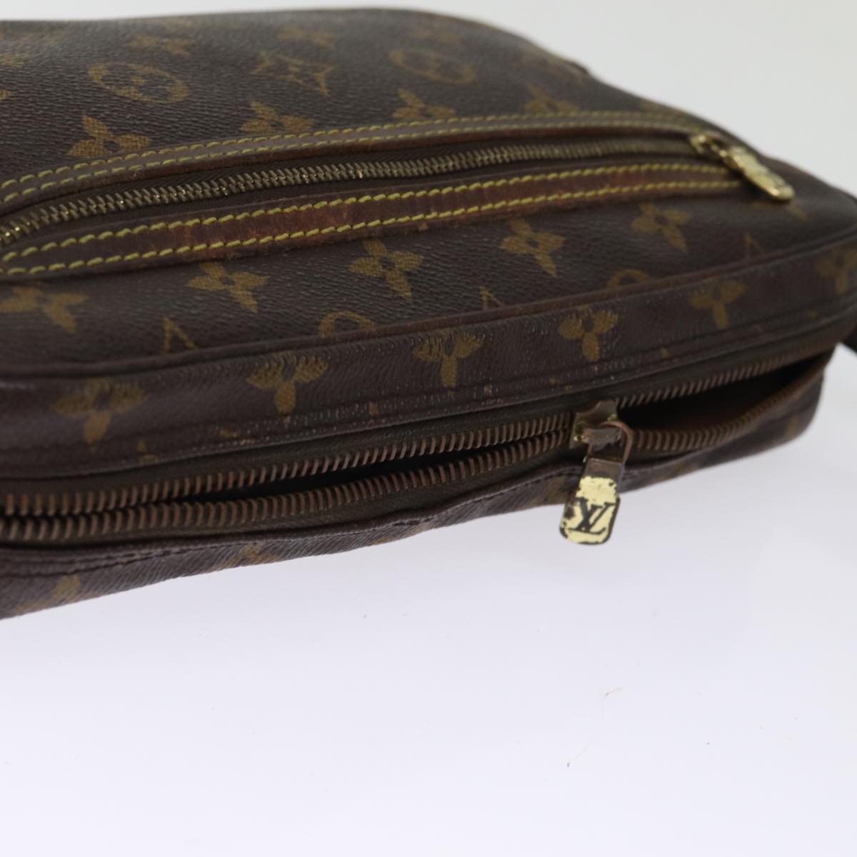 LOUIS VUITTON Monogram Marly Dragonne GM Clutch Bag M51825 LV 76036
