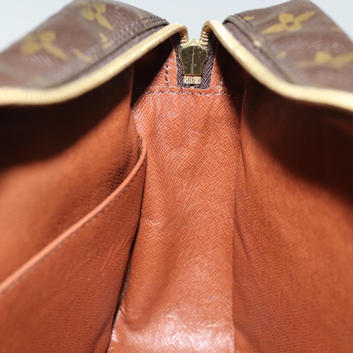LOUIS VUITTON Monogram Compiegne 28 Clutch Bag M51845 LV 76039