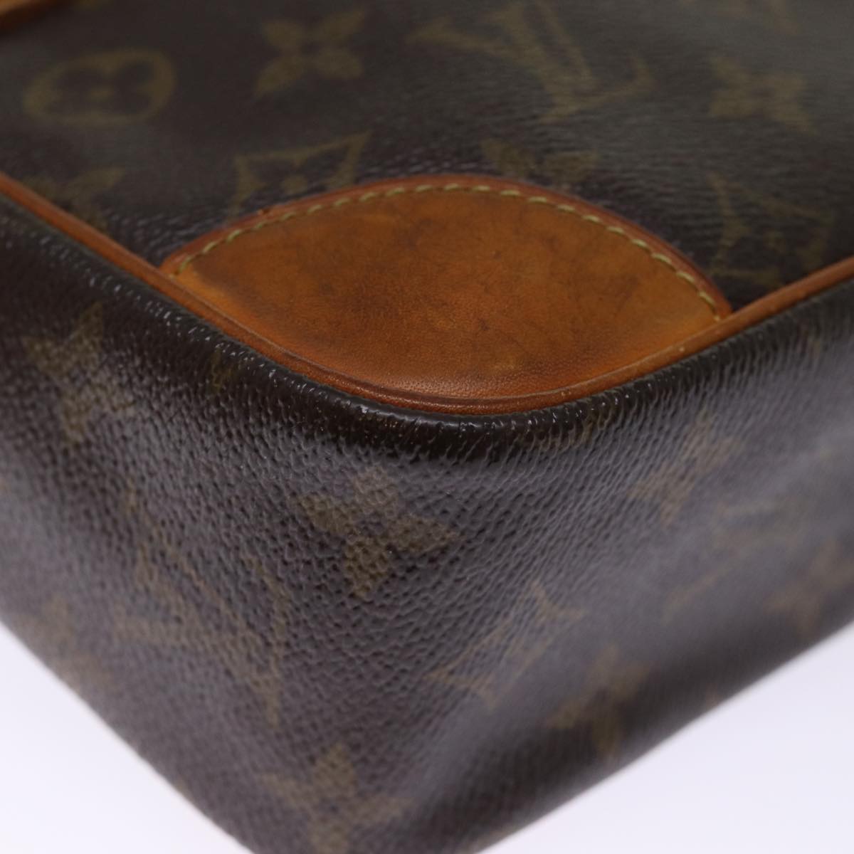 LOUIS VUITTON Monogram Compiegne 28 Clutch Bag M51845 LV 76039