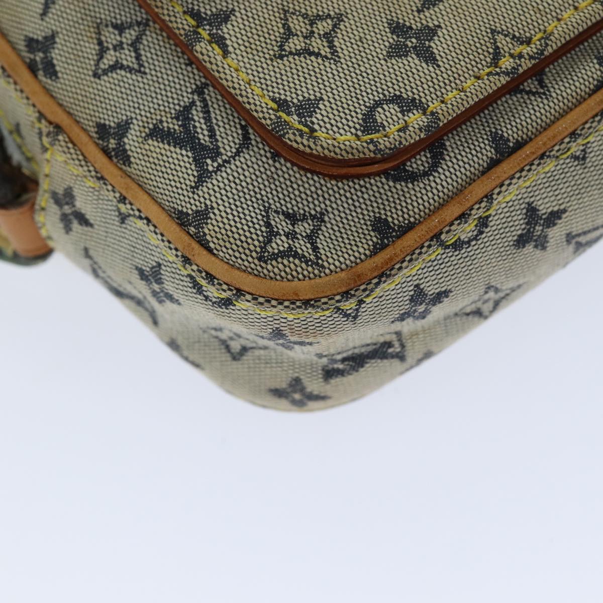 LOUIS VUITTON Monogram Mini Juliet MM Shoulder Bag Blue M92004 LV 76042