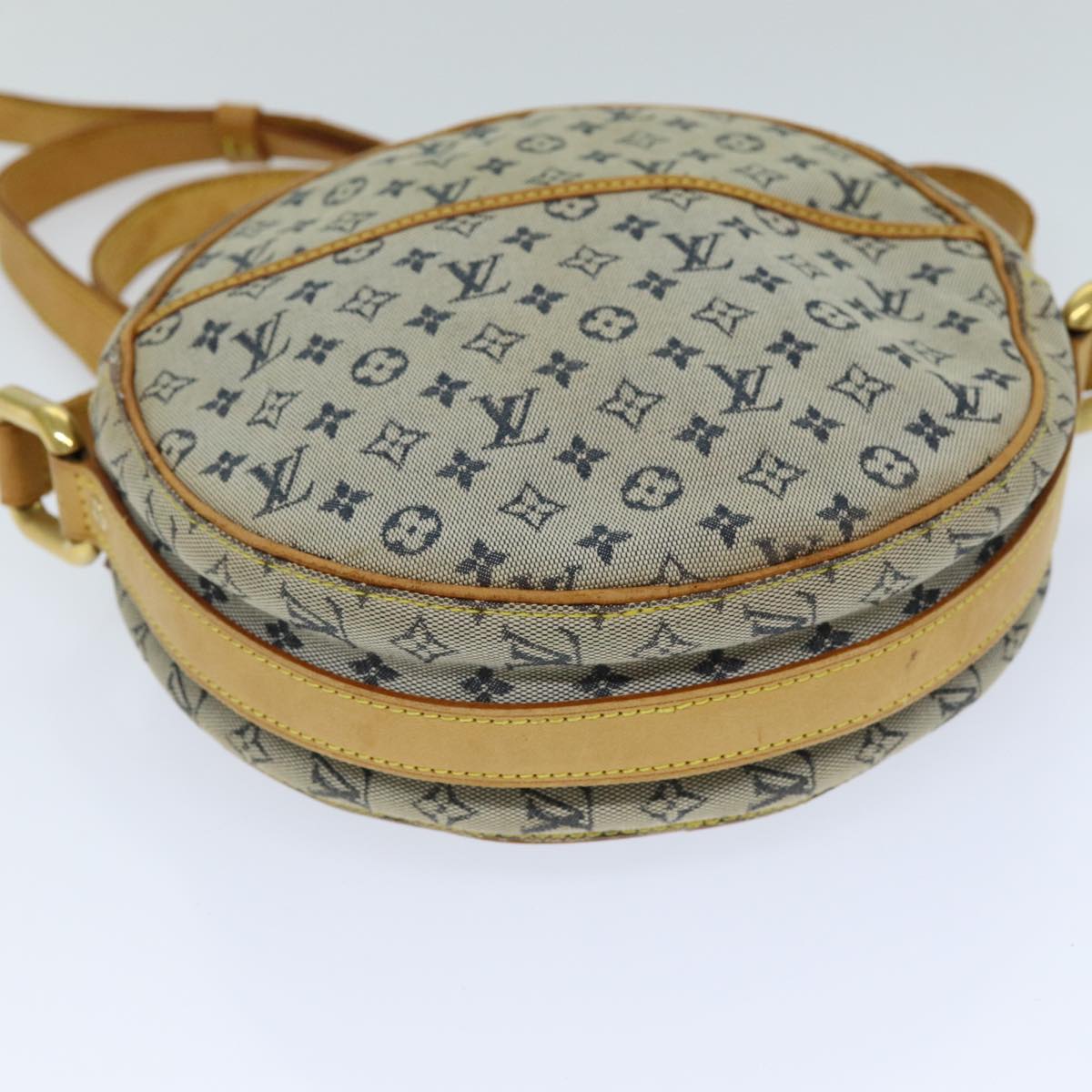 LOUIS VUITTON Monogram Mini Jeanne GM Shoulder Bag Blue M92000 LV 76043