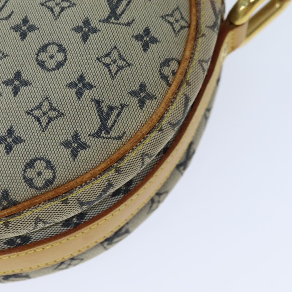 LOUIS VUITTON Monogram Mini Jeanne GM Shoulder Bag Blue M92000 LV 76043