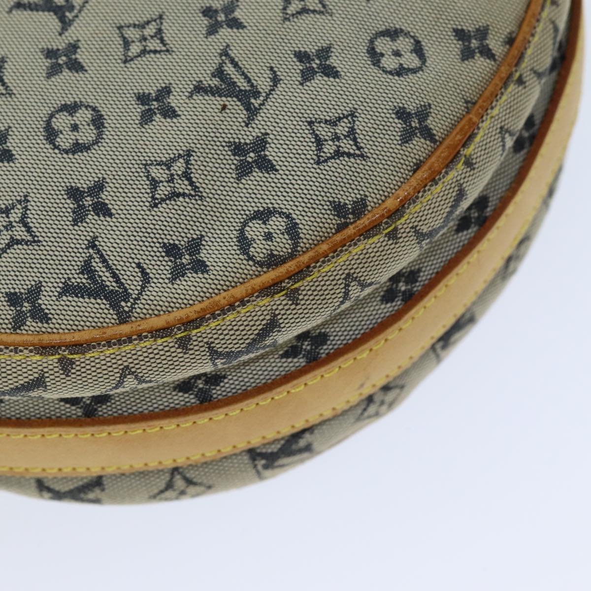 LOUIS VUITTON Monogram Mini Jeanne GM Shoulder Bag Blue M92000 LV 76043