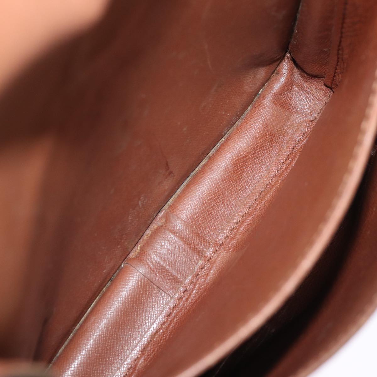 LOUIS VUITTON Monogram Cartouchiere MM Shoulder Bag M51253 LV 76044