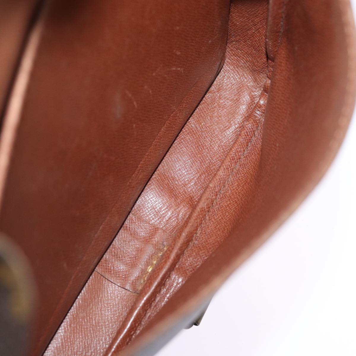LOUIS VUITTON Monogram Cartouchiere MM Shoulder Bag M51253 LV 76044