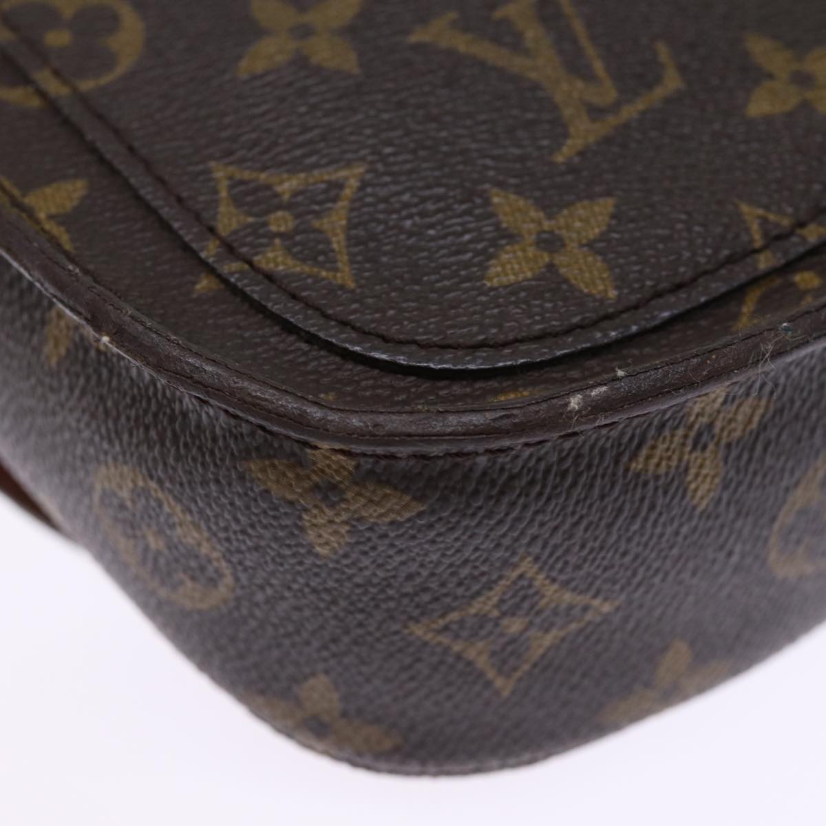 LOUIS VUITTON Monogram Saint Cloud MM Shoulder Bag M51243 LV 76046