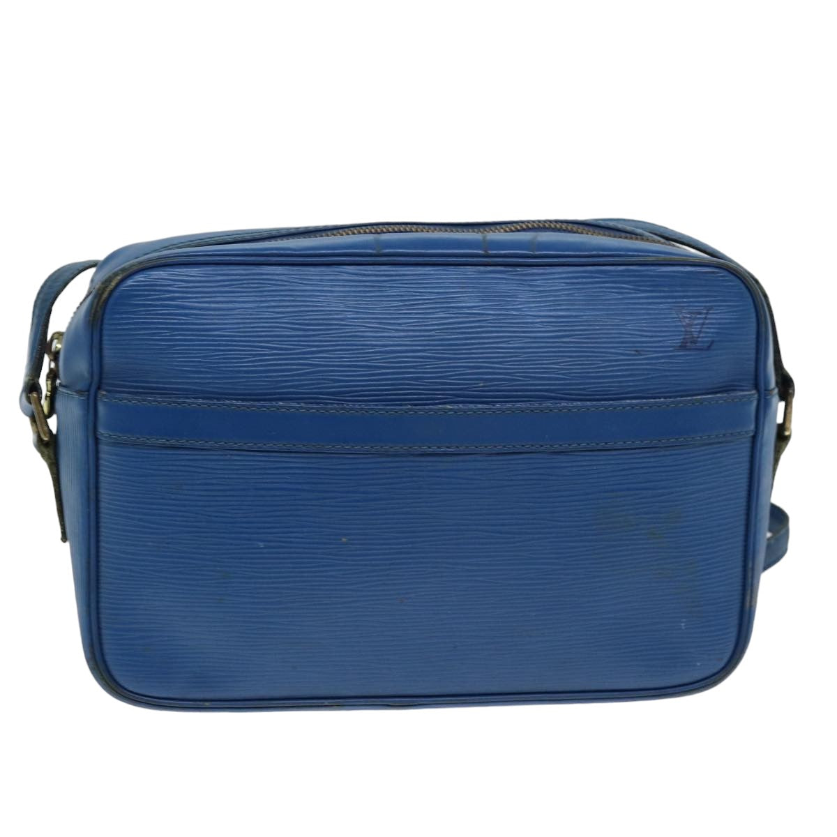 LOUIS VUITTON Epi Trocadero 27 Shoulder Bag Blue M52315 LV 76050