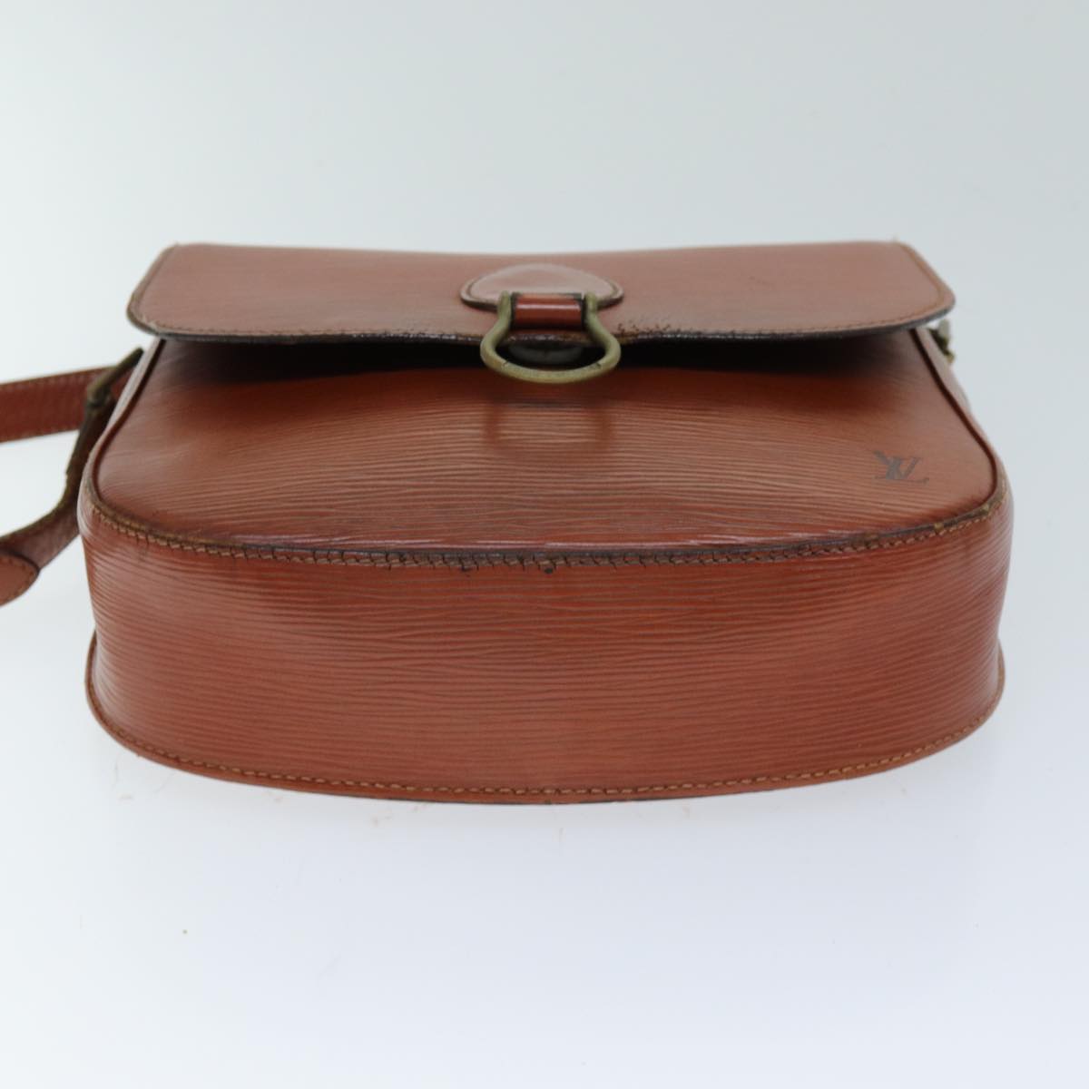 LOUIS VUITTON Epi Saint Cloud GM Shoulder Bag Brown M52193 LV 76051