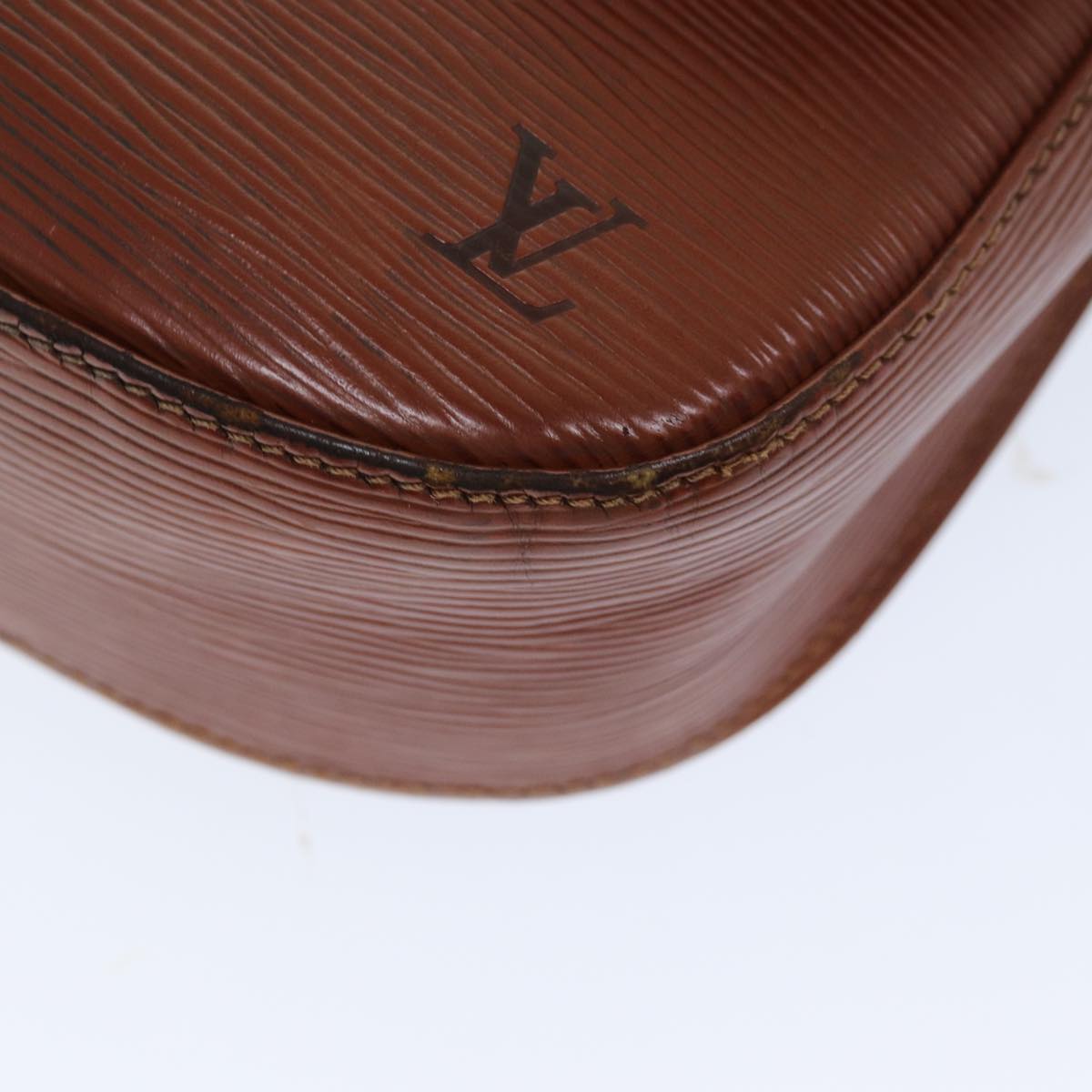 LOUIS VUITTON Epi Saint Cloud GM Shoulder Bag Brown M52193 LV 76051