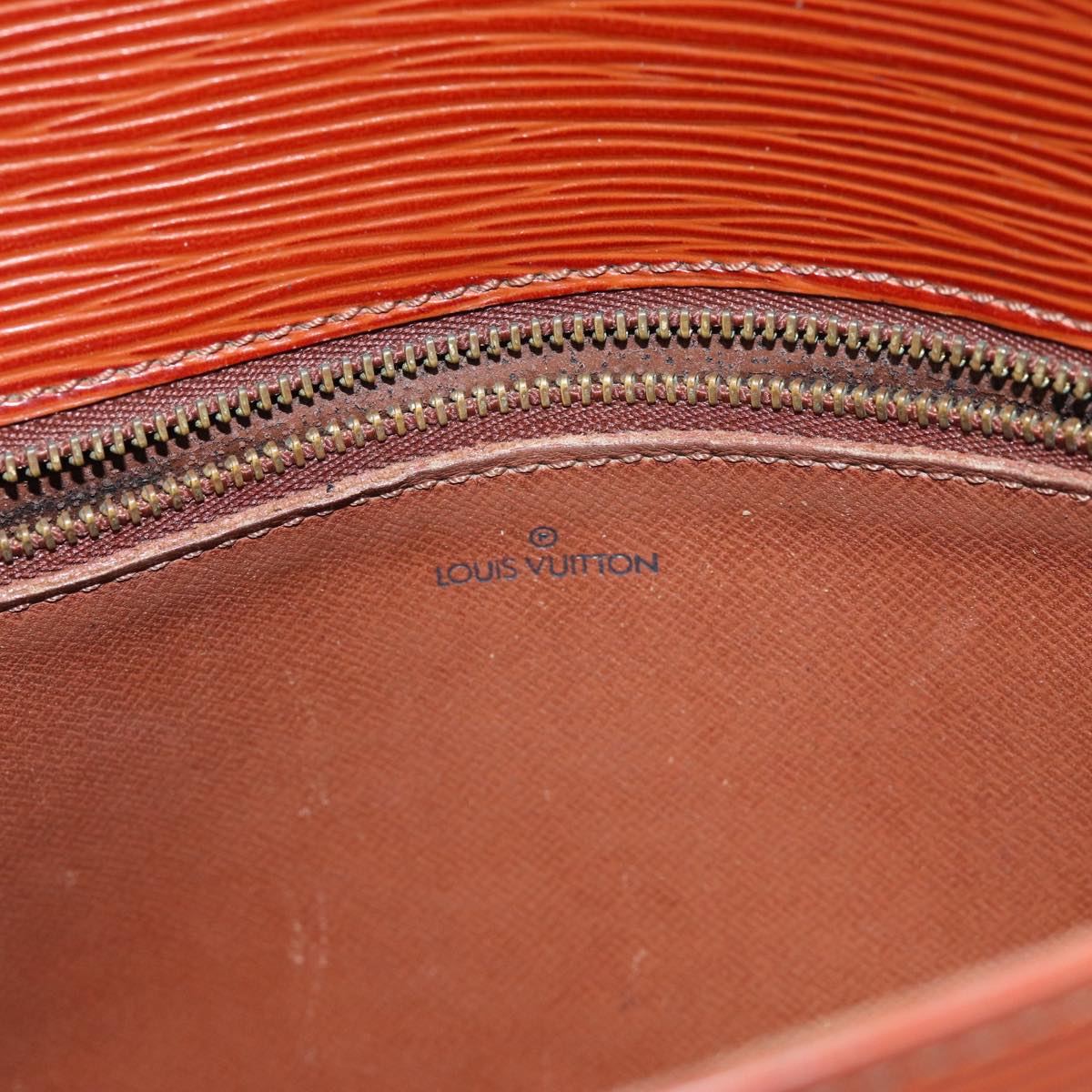 LOUIS VUITTON Epi Saint Cloud GM Shoulder Bag Brown M52193 LV 76051