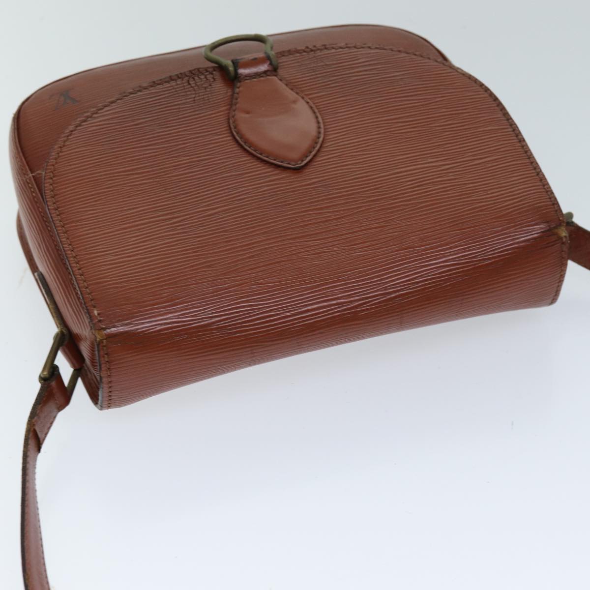 LOUIS VUITTON Epi Saint Cloud GM Shoulder Bag Brown M52193 LV 76051