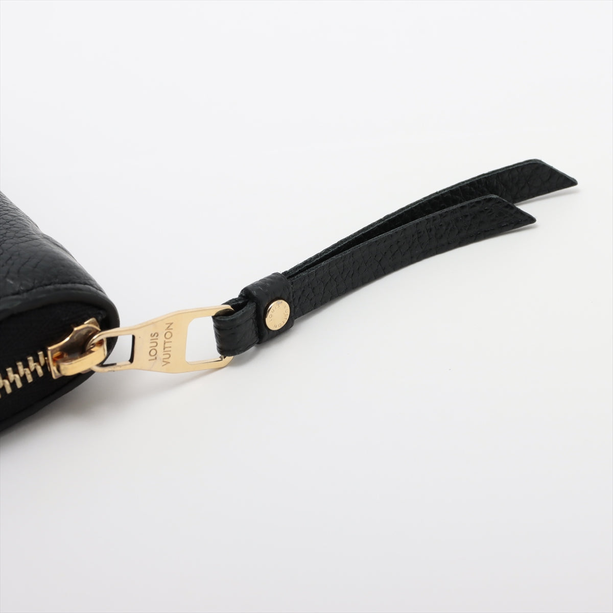 Louis Vuitton Monogram Amplant Zippyr Coin Pass M60574 Black Coin Case