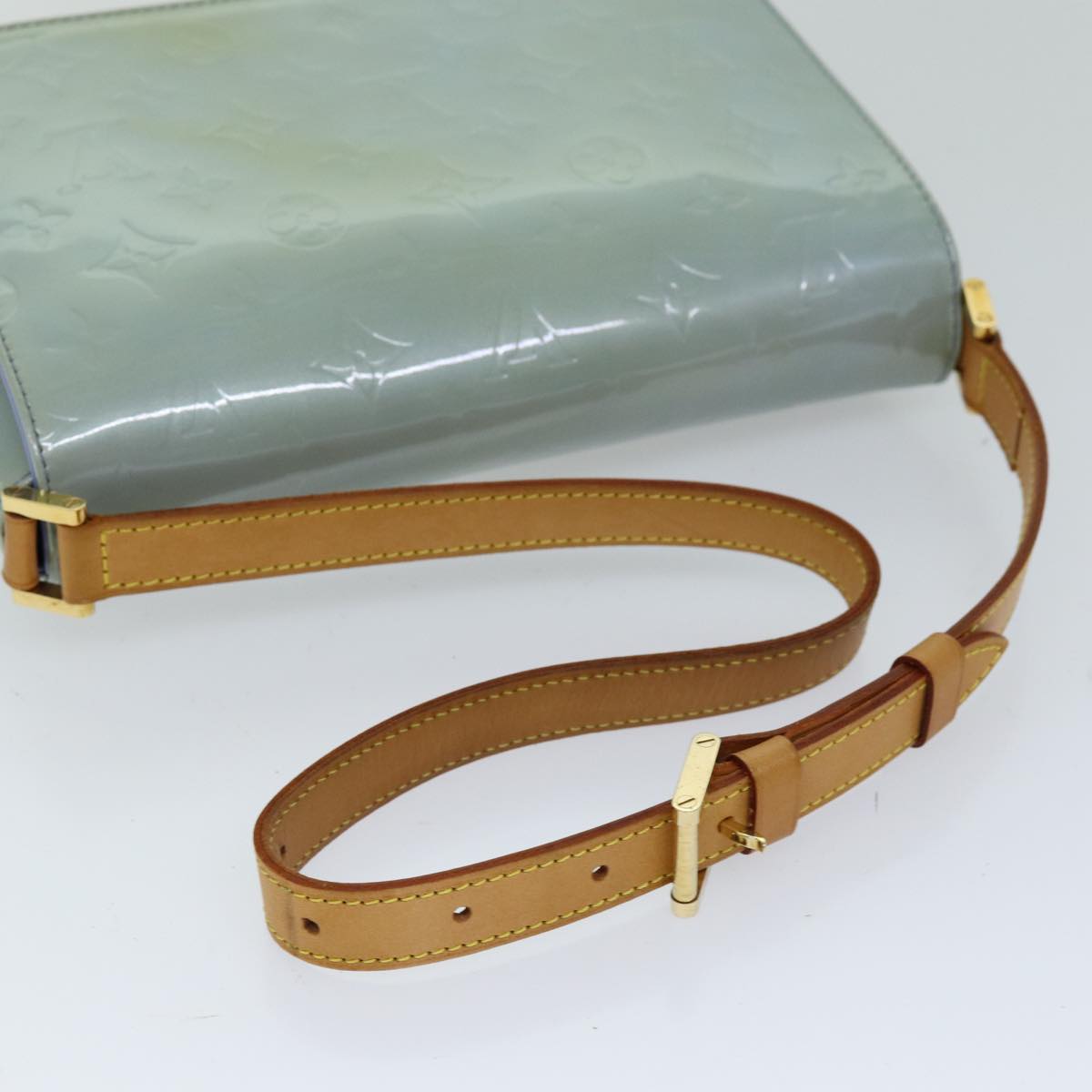 LOUIS VUITTON Monogram Vernis Thompson Street Bag Lavande M91009 LV 76053