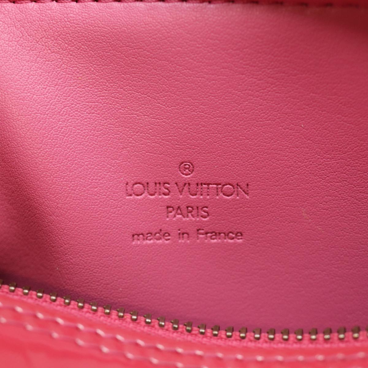 LOUIS VUITTON Monogram Vernis Bedford Hand Bag Fran Boise M9133F LV 76055