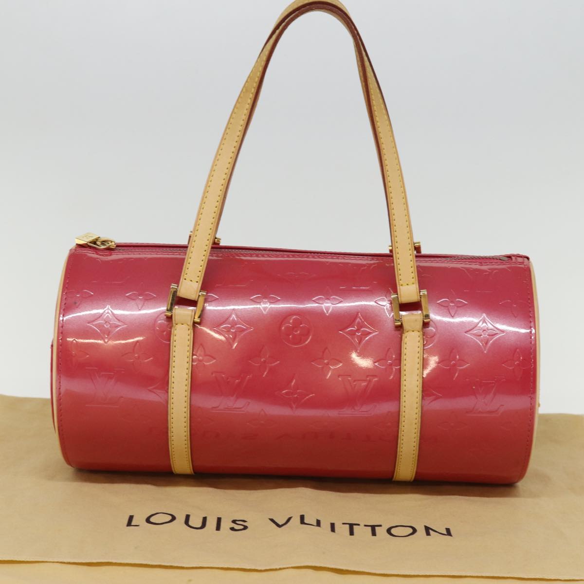 LOUIS VUITTON Monogram Vernis Bedford Hand Bag Fran Boise M9133F LV 76055