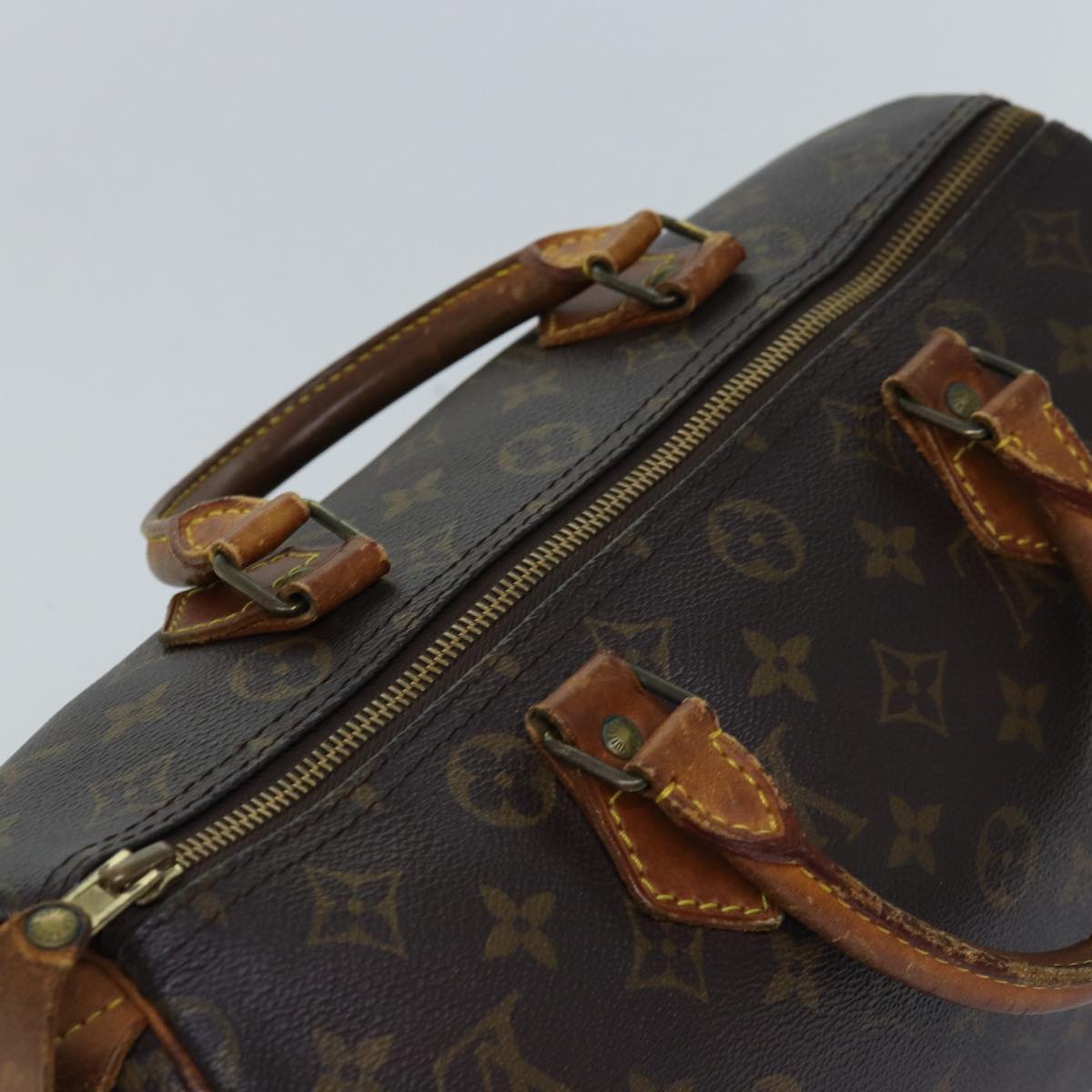 LOUIS VUITTON Monogram Speedy 30 Hand Bag M41526 LV 76057