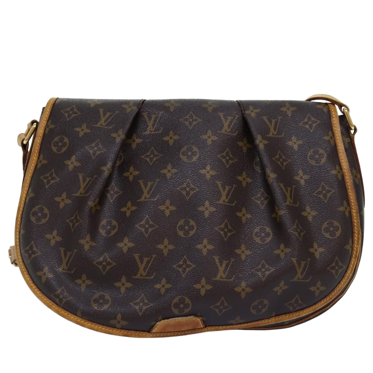 LOUIS VUITTON Monogram Menilmontant MM Shoulder Bag M40473 LV 76060