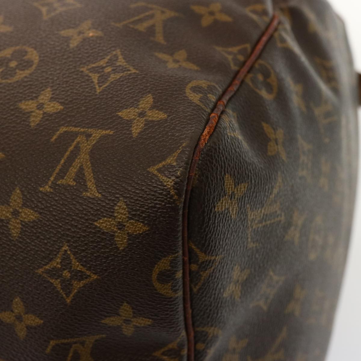 LOUIS VUITTON Monogram Keepall 55 Boston Bag M41424 LV 76066
