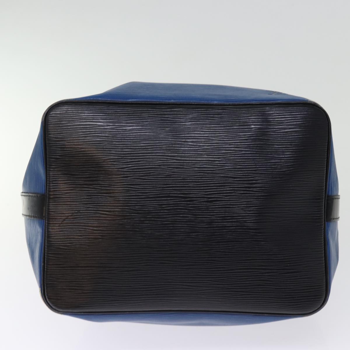 LOUIS VUITTON Epi Petit Noe Shoulder Bag Bicolor Black Blue M44152 LV 76067