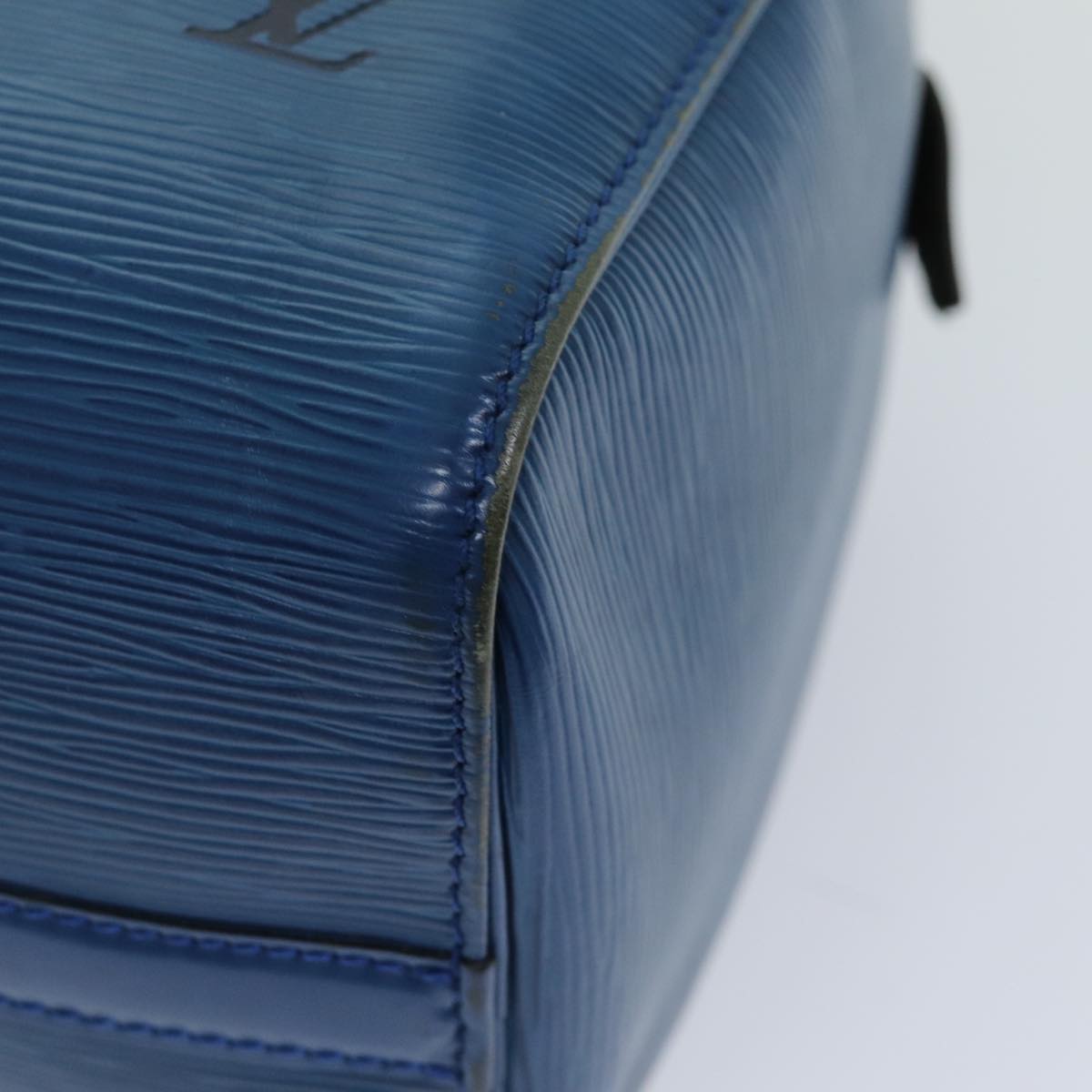 LOUIS VUITTON Epi Speedy 25 Hand Bag Toledo Blue M43015 LV 76071