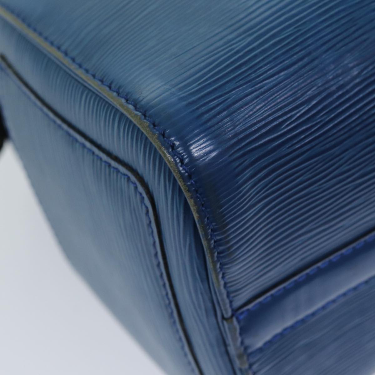 LOUIS VUITTON Epi Speedy 25 Hand Bag Toledo Blue M43015 LV 76071