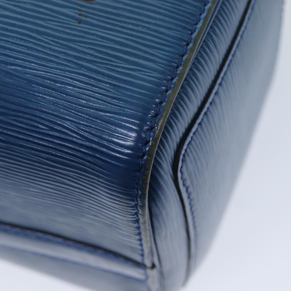 LOUIS VUITTON Epi Speedy 25 Hand Bag Toledo Blue M43015 LV 76071