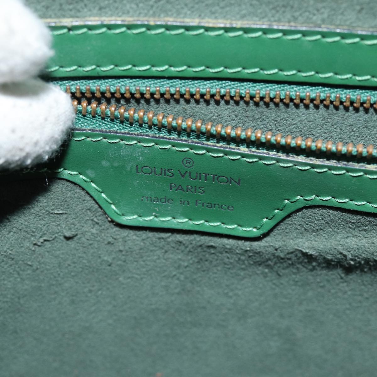 LOUIS VUITTON Epi Lussac Shoulder Bag Green M52284 LV 76073