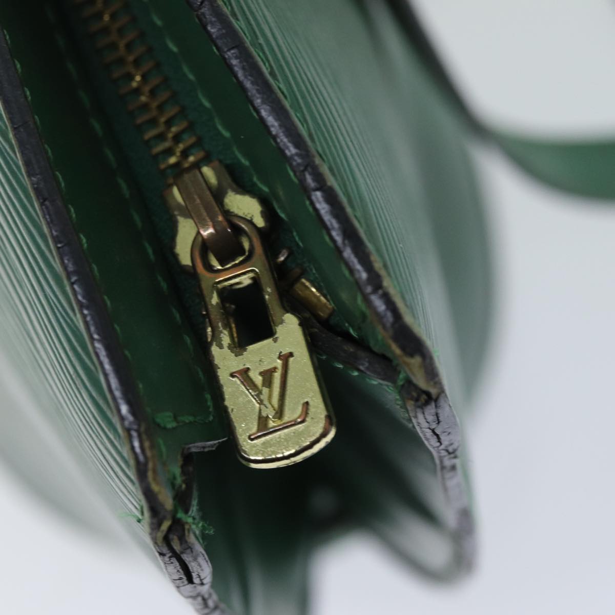 LOUIS VUITTON Epi Saint Jacques Shopping Shoulder Bag Green M52264 LV 76074