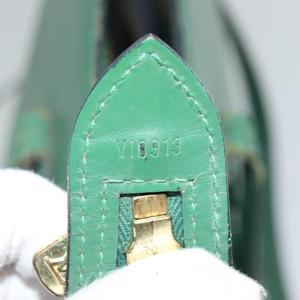 LOUIS VUITTON Epi Saint Jacques Shopping Shoulder Bag Green M52264 LV 76074