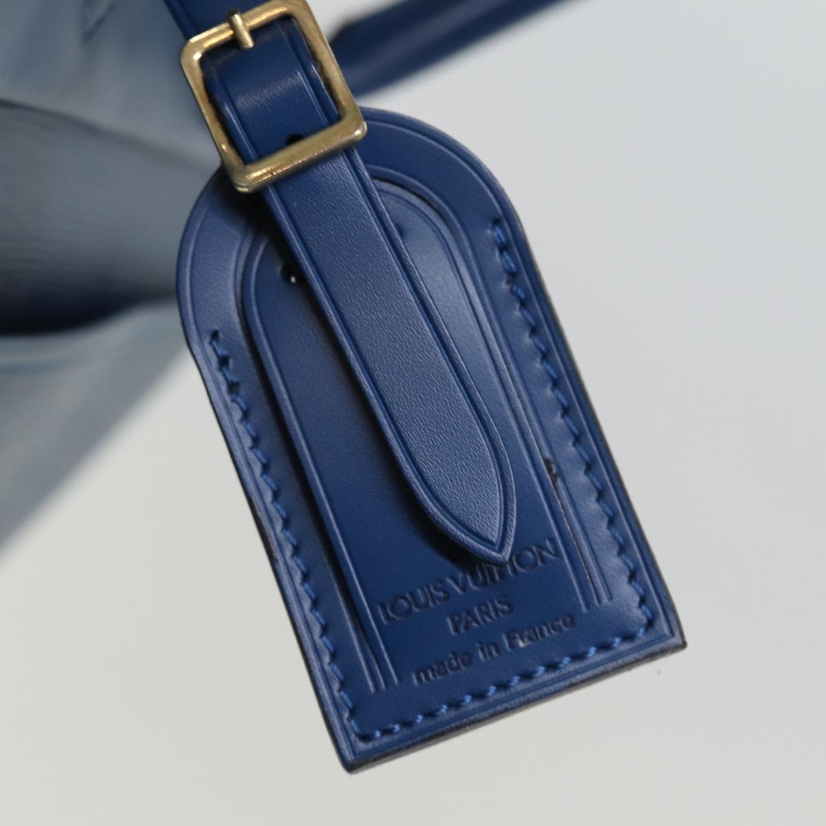 LOUIS VUITTON Epi Riviera Hand Bag Blue M48185 LV 76075