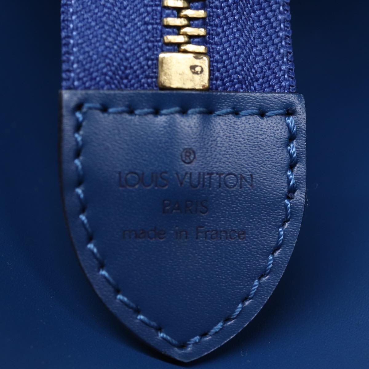 LOUIS VUITTON Epi Riviera Hand Bag Blue M48185 LV 76075