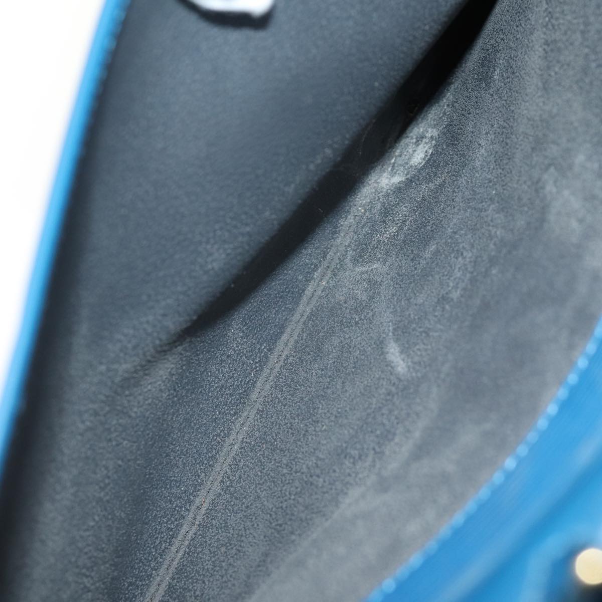LOUIS VUITTON Epi Riviera Hand Bag Blue M48185 LV 76075