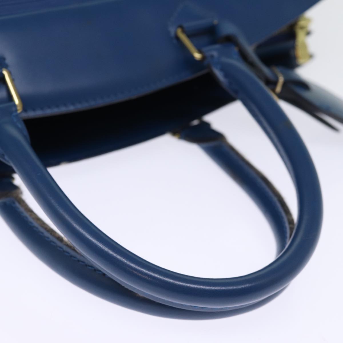 LOUIS VUITTON Epi Riviera Hand Bag Blue M48185 LV 76075