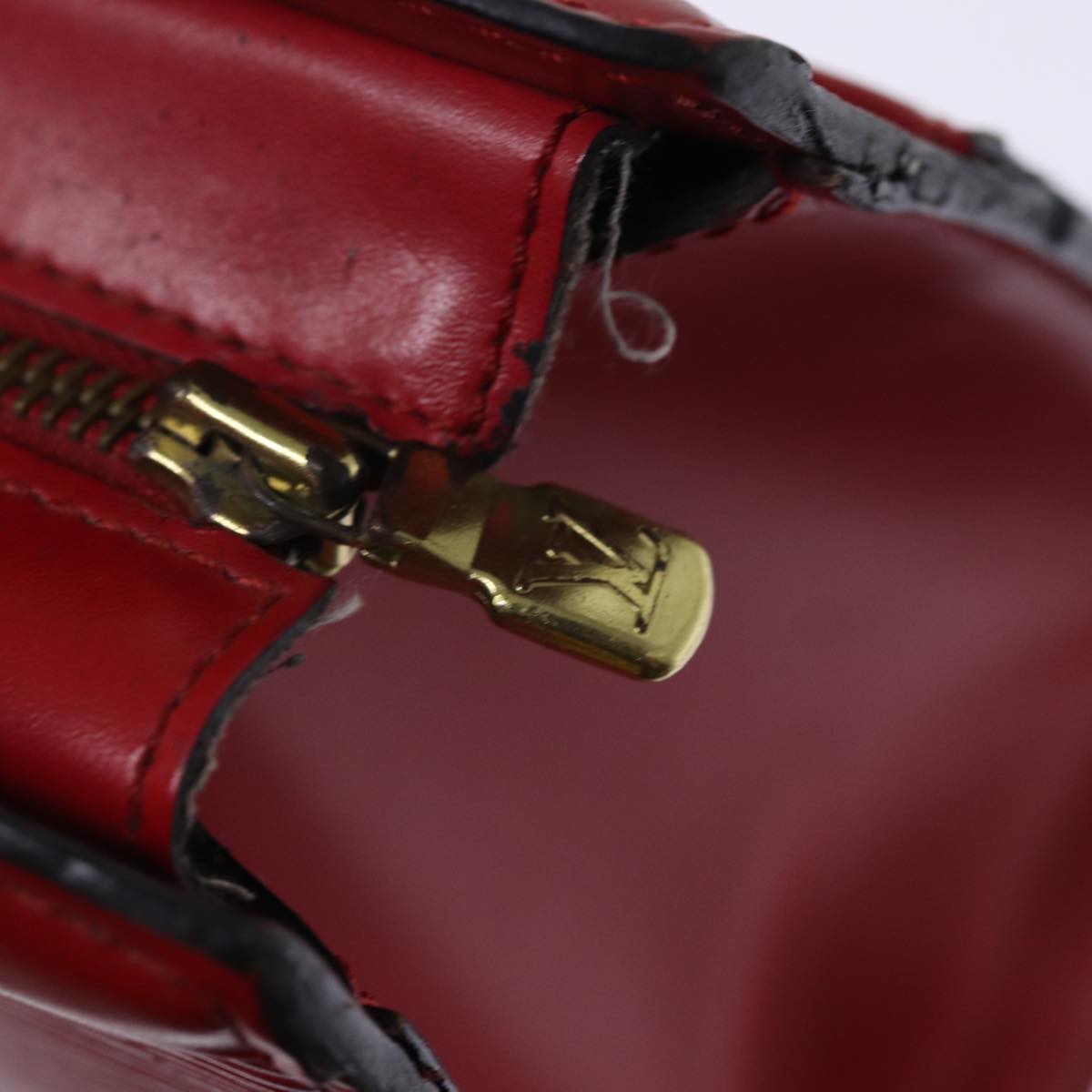 LOUIS VUITTON Epi Riviera Hand Bag Red M48187 LV 76076