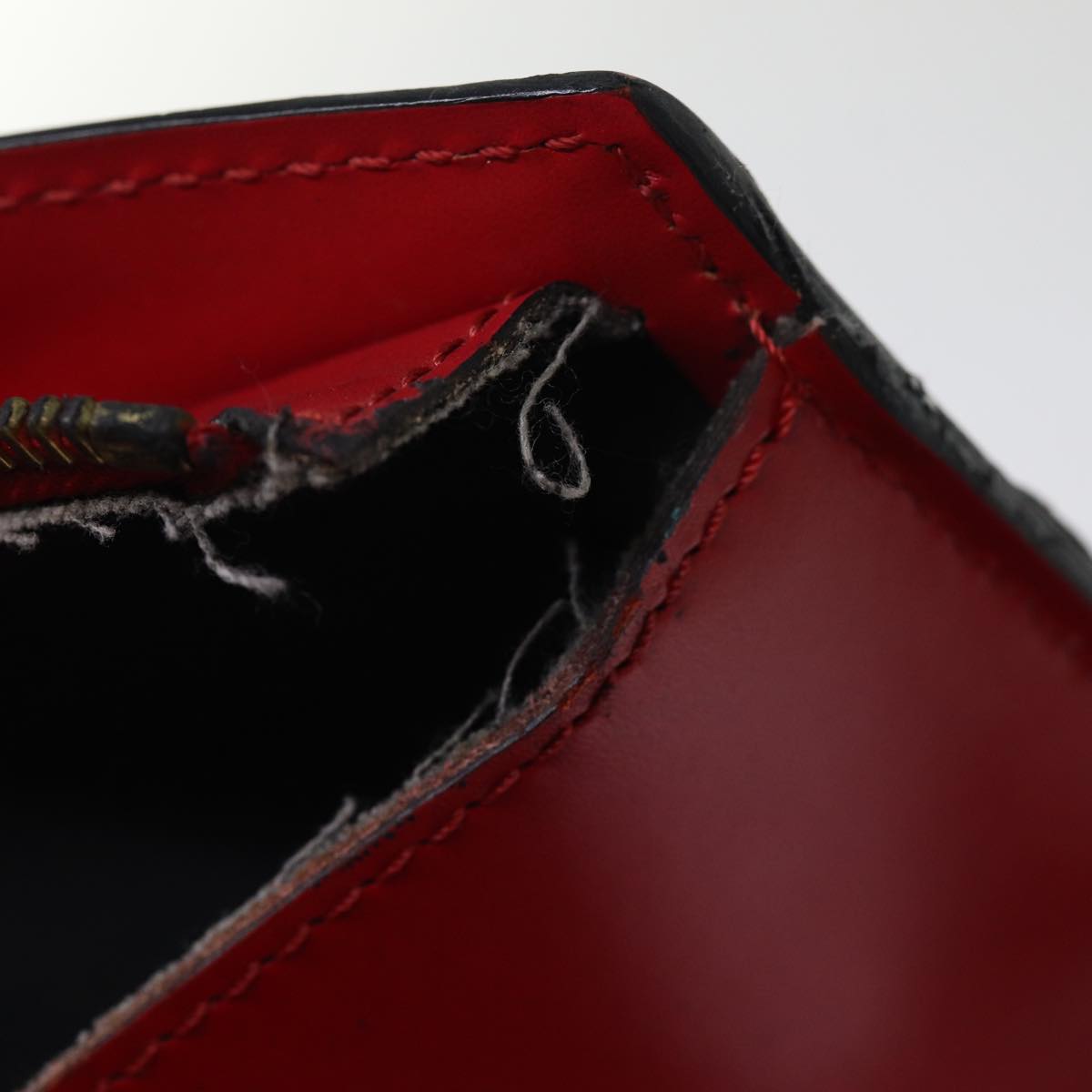 LOUIS VUITTON Epi Riviera Hand Bag Red M48187 LV 76076