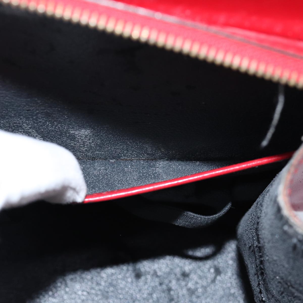 LOUIS VUITTON Epi Riviera Hand Bag Red M48187 LV 76077
