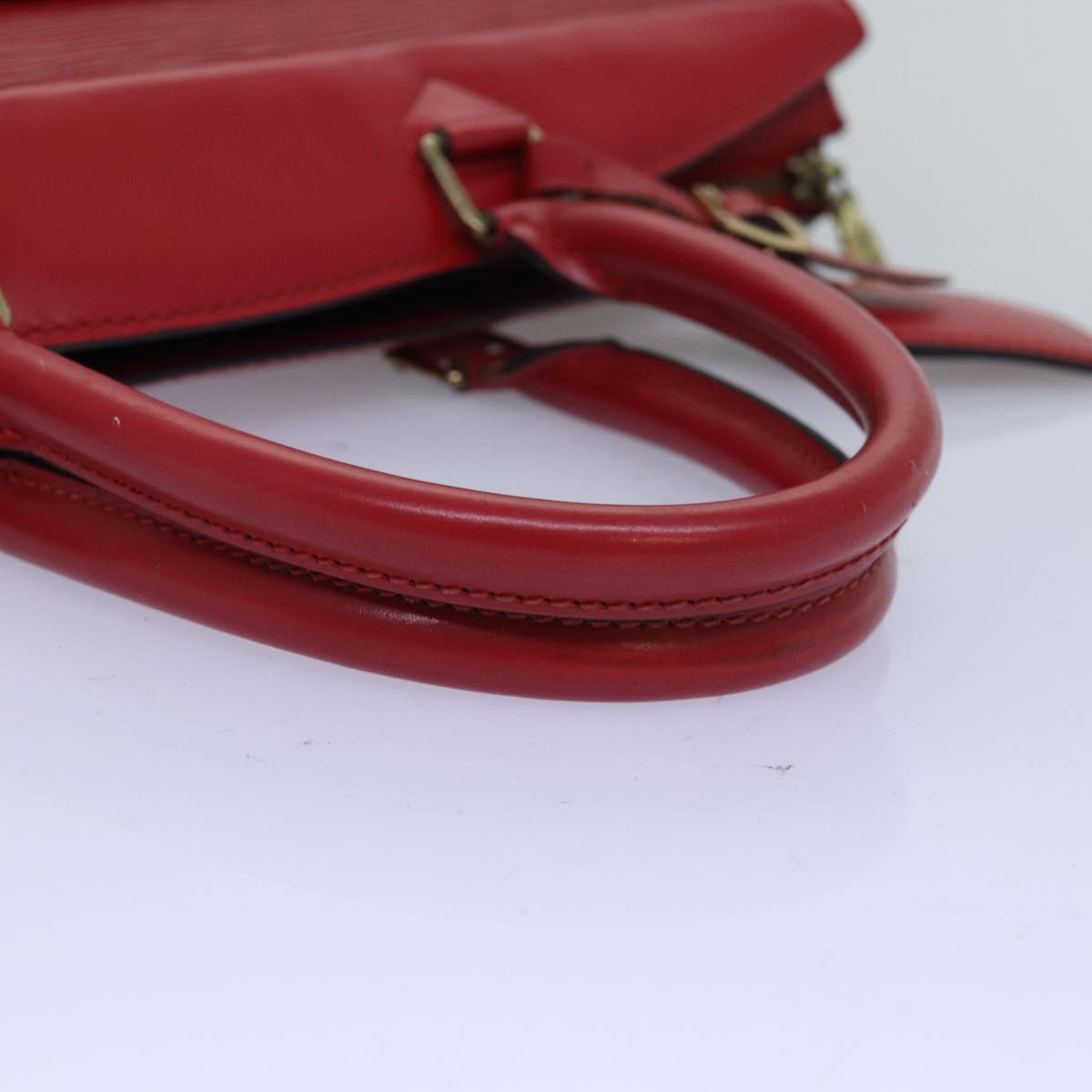 LOUIS VUITTON Epi Riviera Hand Bag Red M48187 LV 76077