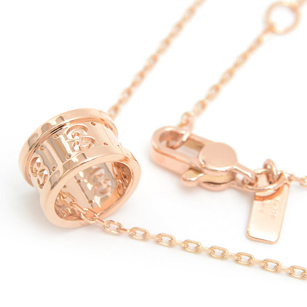 Luxury Gucci Trending 2025 GG Icon Necklace Pink Gold