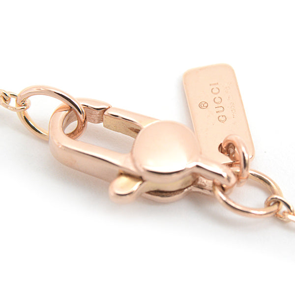 Luxury Gucci Trending 2025 GG Icon Necklace Pink Gold